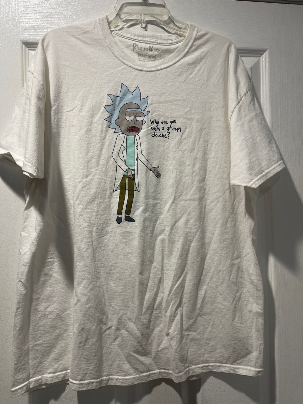 Rick & Morty White Graphic Tee - Lightweight Men’s Shirt